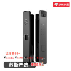 萤石 指纹锁人脸锁双开门专用副锁装饰锁（需搭配主锁使用） Y3000系列副锁_灰色