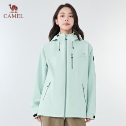 骆驼 羽绒内胆冲锋衣户外防水登山外套B007男女