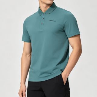 百亿补贴：Rock Cloud 岩云夏秋男式POLO短袖T恤户外运动速干衣透气干爽亲肤珠地新款123