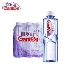 景田 Ganten 百岁山 饮用天然矿泉水 348ml*6瓶