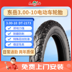 东岳 轮胎3.00-10 42J 4PR 电动车真空胎日常通勤胎