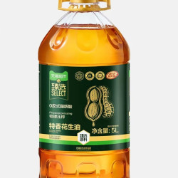喵满分 物理压榨特香花生油5L食用油粮油物理压榨炒菜烘焙家用
