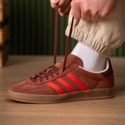 adidas 三叶草 2026年男鞋女鞋GAZELLE INDOOR低帮板鞋耐磨日常运动休闲鞋