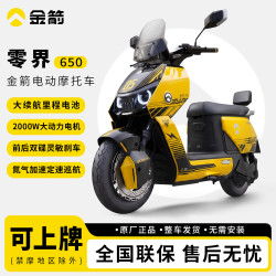 金箭 官方正品零界650成人代步电动车2000W大电机外卖快递电动摩托车 裸车/颜色备注