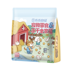 PAW STORY 冻干零食人食级8种鲜肉冻干混合宠物零食500g 猫狗通用