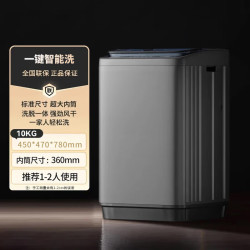 荣事达 全自动波轮洗衣机 10KG洗脱一体+除菌除螨