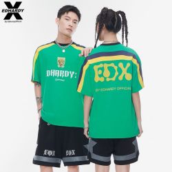 夏季新款烫钻虎头巴西球服风圆领短袖T恤时尚 X1PBU547