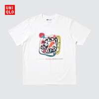 优衣库 PosterArtCollection UT男装女装印花T恤/短袖T恤487767 00 白色 XL