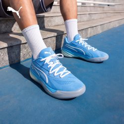 PUMA 氮气蓝色低帮实战篮球鞋男女PUMA彪马运动鞋ALL PRO NITRO 311344