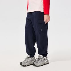 NAUTICA 童装儿童户外工装长裤春夏男女童轻量大口袋束脚裤