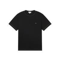 LACOSTE 法国鳄鱼男装春夏舒适百搭休闲简约圆领套头正肩T恤