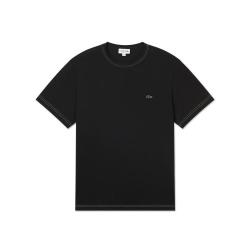 LACOSTE 法国鳄鱼男装春夏舒适百搭休闲简约圆领套头正肩T恤