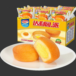 达利园 即食代餐 注心蛋黄派1350g约53枚