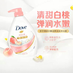 多芬 滋养美肤沐浴乳 深层营润 白桃白茶香 680g