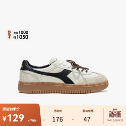 diadora 男女低帮运动休闲鞋 Saunter BOLD 沙尘米/天使白/锆石黑 偏小，建议大半码 38.5