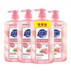 超能 白桃苏打洗洁精1KG*4瓶
