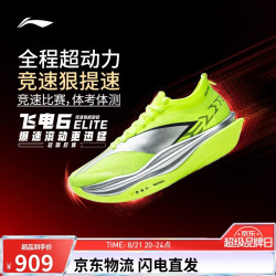 李宁 碳板竞速 跑步鞋  荧光亮绿 成人 42