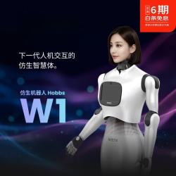 海豚小姐 W1春晚同款2026热卖仿生人形机器人小诺机器人奶奶的最爱家用机器人照顾老人陪伴做家务