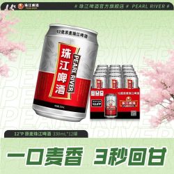 珠江啤酒 小包装 黄啤  1x6x330ml 330ml