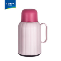 乐唯诗 玻璃内胆保温壶 海棠粉 1000ml