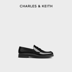 CHARLES & KEITH CHARLES&KEITH秋季女鞋CK1-70381170英伦乐福鞋单鞋
