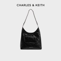 CHARLES & KEITH CHARLES&KEITH26秋季新款CK2-40782929菱格质感HOBO腋下包斜挎包
