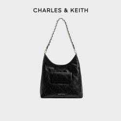 CHARLES & KEITH CHARLES&KEITH26秋季新款CK2-40782929菱格质感HOBO腋下包斜挎包