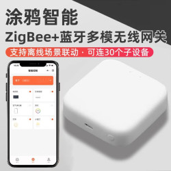 艾联 涂鸦zigbee3.0蓝牙无线多模网关多功能全屋居控制系统 插头适配器+涂鸦zigbee蓝牙多模无线网关