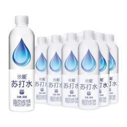 依能 苏打水500ml*12瓶整箱弱碱锌强化青柠苏打水饮用水饮料饮品
