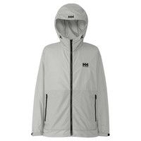 HELLY HANSEN 夹克,轻质,防水,舒适,Bergen 夹克,旅行,户外,工作或学校, 海灰色