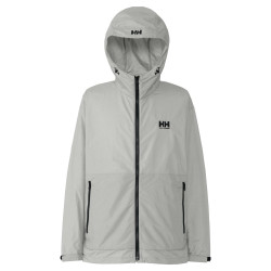 HELLY HANSEN 夹克,轻质,防水,舒适,Bergen 夹克,旅行,户外,工作或学校, 海灰色