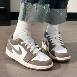 AIR JORDAN Jordan AIR JORDAN 1 LO(GS)实战抗扭缓震低帮儿童中大童篮球鞋