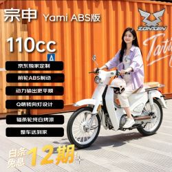 宗申 Yami 复古弯梁摩托车110CC ABS版 珍珠白