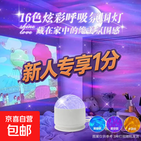 京东自营 爆款北极光投影灯台灯星空灯卧室浪漫情调房间极光氛围暖光灯睡眠礼物
