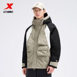 特步 加厚保暖 男士棉服