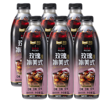 88VIP：隅田川咖啡 猫超臻选即饮咖啡隅田川咖玫瑰美式啡饮料1L*6瓶冷萃无糖分享装