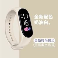 富的 迪士伦手表女款学生初高中女孩只看时间防水儿童男运动手环电子表