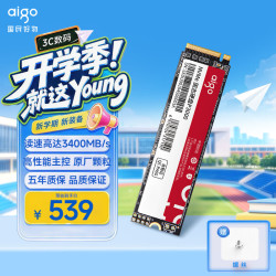 爱国者 P3000 NVMe M.2 固态硬盘 512GB (PCI-E3.0)