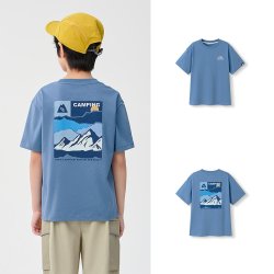 巴拉巴拉 童装儿童短袖t恤轻薄新款夏季男童宝宝上衣速干凉感上衣
