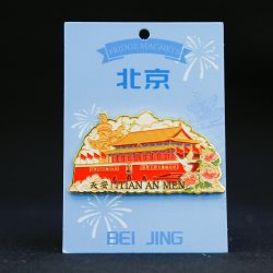 程老师 博物馆故宫文创景泰蓝工艺金属立体冰箱贴北京景点旅游纪念伴手礼