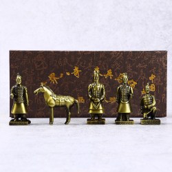 程老师 兵马俑摆件西安博物馆旅游纪念品中国风特色礼品出国送老外伴手礼