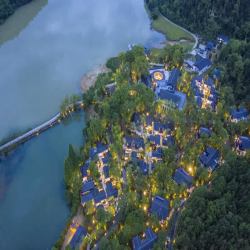杭州富春方外1-2晚含早享山泉汤池度假套餐