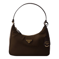 PRADA Re-Edition 2005 Re-Nylon迷你手袋 暖棕色