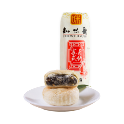 知味观 苏式月饼 黑芝麻味 360g8只