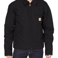 carhartt Duck Detroit Jacket CRHTT-J001 男式 黑色 US L (日本サイズXL相当)