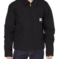 carhartt Duck Detroit Jacket CRHTT-J001 男式 黑色 US L (日本サイズXL相当)