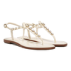 Sam Edelman GIGI PEARL 珍珠装饰夹趾凉鞋 白色 35