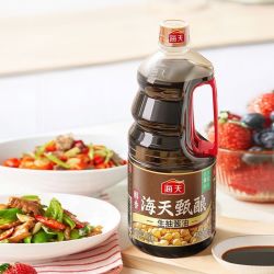 海天 醇香甄酿生抽1.5kg酿造酱油小炒烹饪点蘸家用厨房生抽调味品