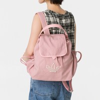 adidas 茵特丨阿迪达斯三叶草粉色双肩包女包新款运动背包学生书包旅游包