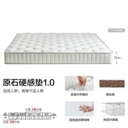 全友 弹簧椰棕护脊床垫